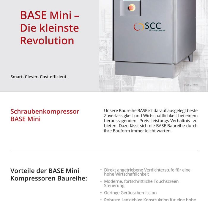 SCCSchrauben&shy;kompressorBASE Mini