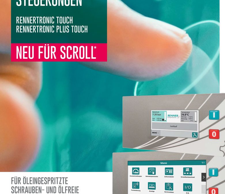 RennerKompressor&shy;steuerungenRENNERTRONIC TOUCHRENNERTRONIC PLUS TOUCH